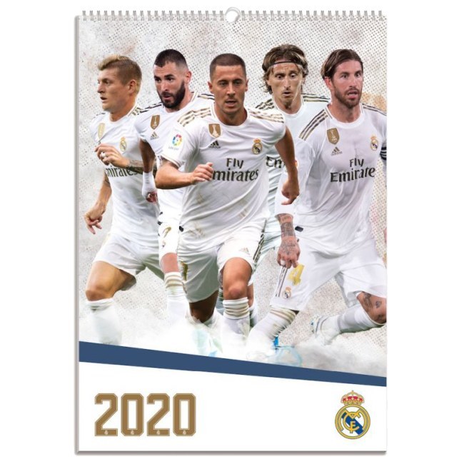 Nástěnný kalendář Real Madrid 2020 - Vánoce Kalendáře