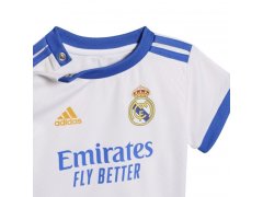Adidas Real Madrid domácí 2021/2022 bílá/modrá/oranžová UK 80