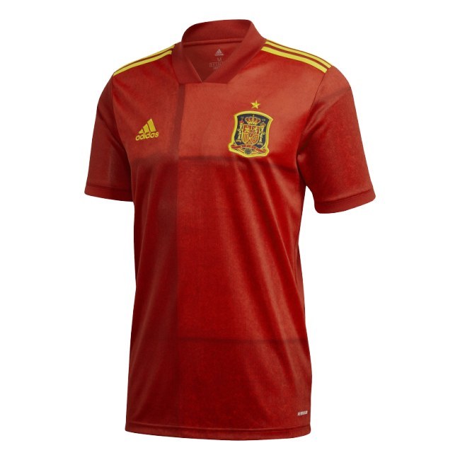 Adidas Španělsko domácí červená/zlatá UK M
