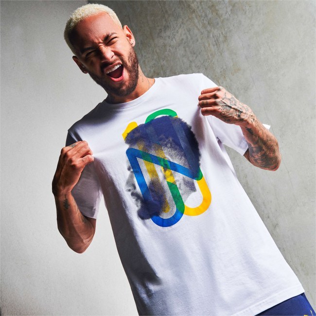 Puma Neymar Jr. HERO bílá UK L - Národní týmy Oblečení