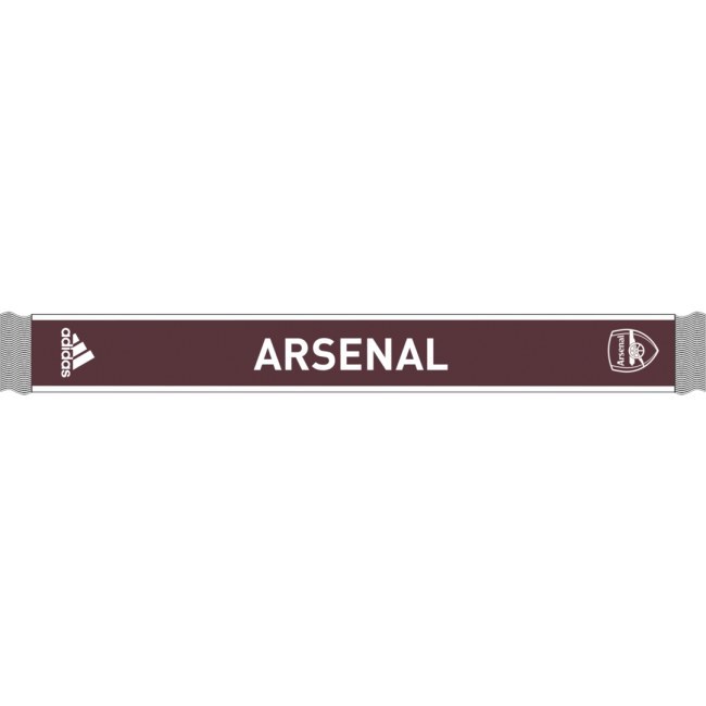 Adidas Arsenal FC vínová/bílá UK OSFM - FC Arsenal Čepice rukavice a šály