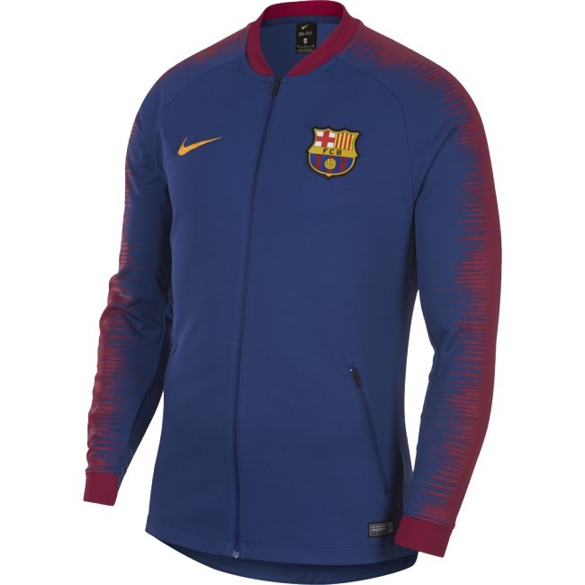 Nike FC Barcelona Anthem tmavě modrá/vínová UK S - Výprodej Fanshop Oblečení