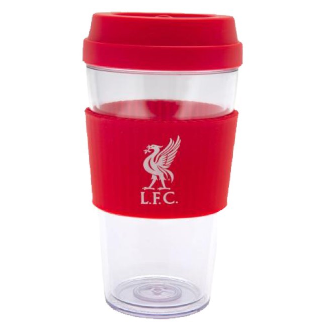 Cestovní hrnek Liverpool FC Clear Grip - FC Liverpool Hrníčky a misky