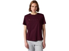 Champion dámské tričko SS Tee bordó 118382 RS522 Tričko