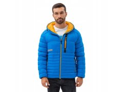 Pánská bunda C372 modro-žlutá - Ombre
