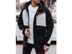 Pánská přechodná bunda TX4916 černo-šedá - FashionStreet