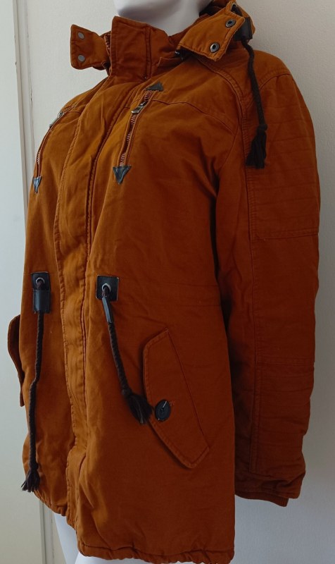 Pánská zimní bunda Z-6682 hořčicová - Rosso