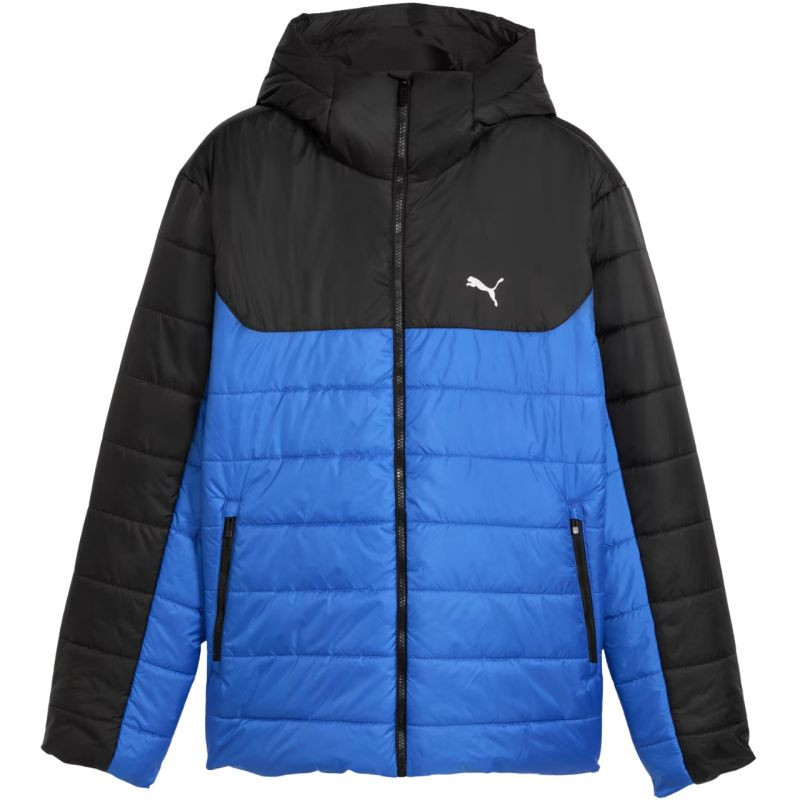 Pánská vyteplená modročerná bunda Puma ESS s kapucí 685211 13 pánské