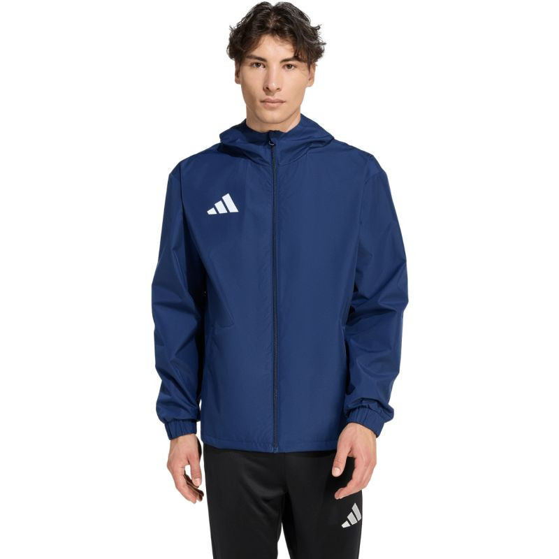 Pánská bunda adidas Entrada 26 All Weather jacket navy blue JZ9102 pánská