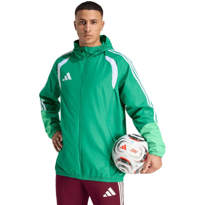 Pánská bunda adidas Tiro 26 Competition All Weather zelená KB0136 pánská - Pánské oblečení Muži bundy