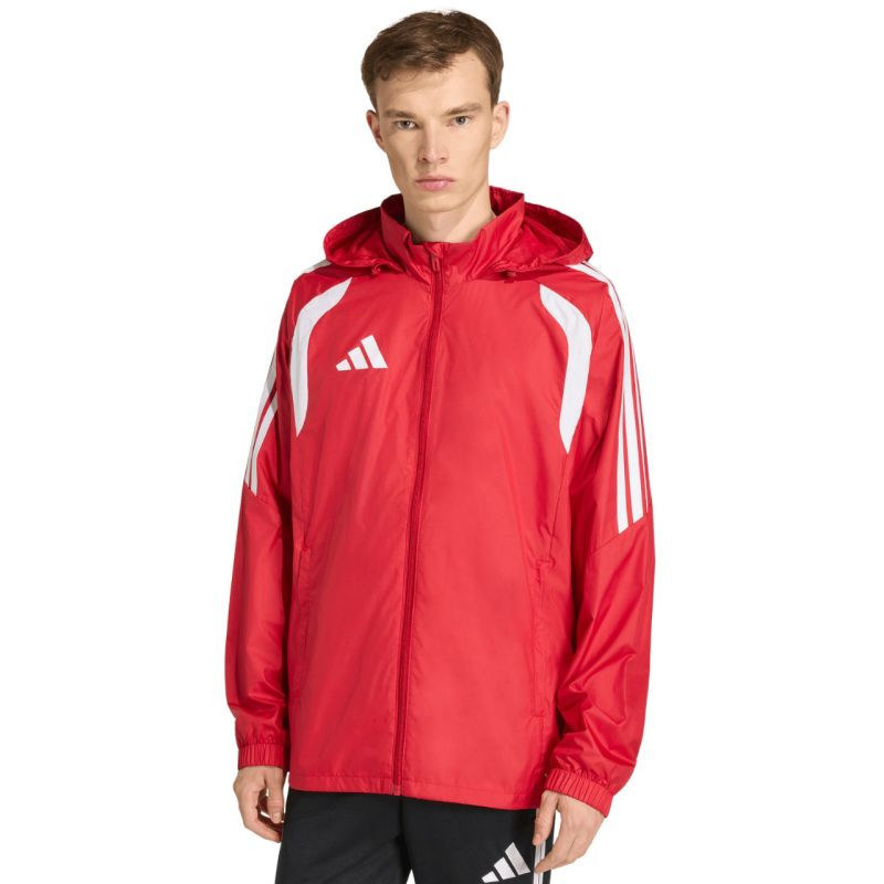 Pánská bunda adidas Tiro 26 League Windbreaker červená JY9731 pánské - Pánské oblečení Muži bundy
