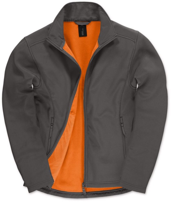 B&C ID.701 Pánská 2-vrstvá softshellová bunda 01.0062 dark grey