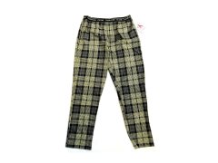 Pánské kalhoty na spaní NM1869E 1YS zeleno-černé - Calvin Klein