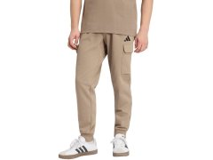 Pánské kalhoty adidas Essentials Feelcozy Cargo, béžové, KF2384