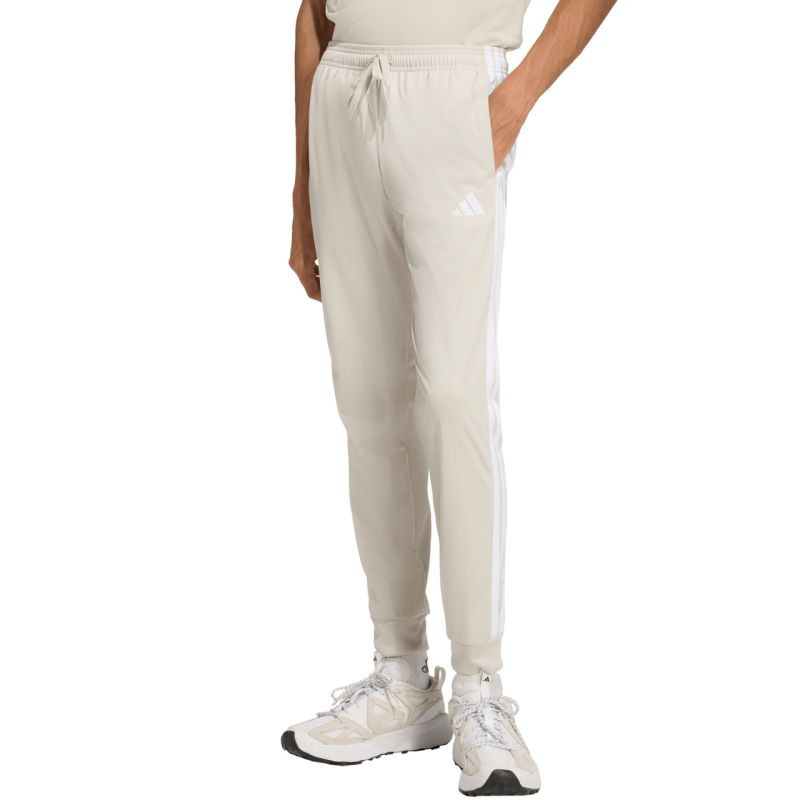 Pánské kalhoty adidas 3-Stripes Tricot Regular Tapered béžové JY7721