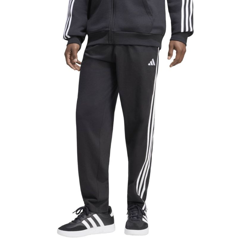 Pánské kalhoty adidas Essentials 3-Stripes Single Jersey, černé, KY6611