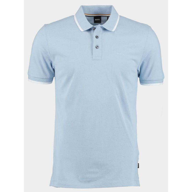 Boss Parlay 190 Azzurro M polokošile 50494697-450 pánské - Pánské oblečení Muži košile