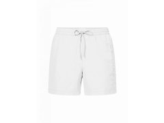 Pánské koupací kraťasy KM00718 YCD bílé - Calvin Klein
