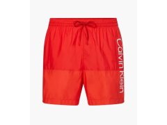 Pánské koupací kraťasy - KM00729 XNL - červená - Calvin Klein