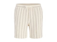 Jack&Jones pánské pruhované šortky JPSTJAIDEN COBA STRIPE JOG SHORTS REG SN 12274413 Antique White Stripes