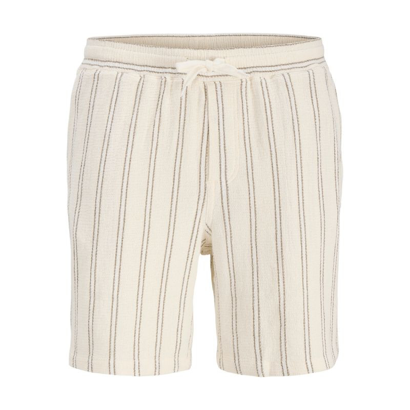 Jack&Jones pánské pruhované šortky JPSTJAIDEN COBA STRIPE JOG SHORTS REG SN 12274413 Antique White Stripes - Pánské oblečení Muži kraťasy