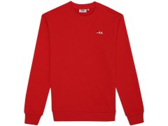 Pánská mikina Fila Leverano Regular Crew Sweatshirt červená FAM0876 30002 pánské