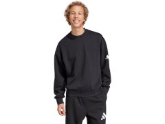 Pánská mikina adidas Essentials Loose Fit 3 Bar Logo černá JF3542 pánská