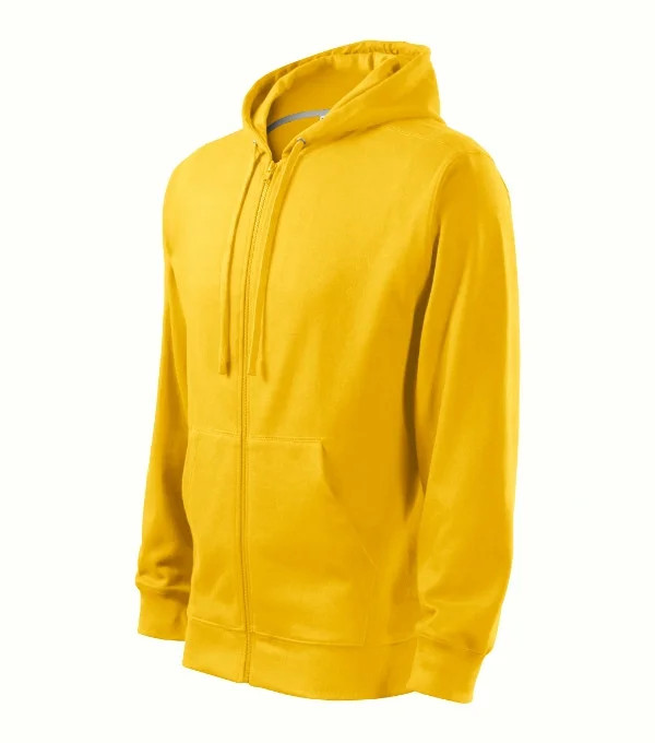 Trendy Zipper mikina pánská žlutá - Malfini