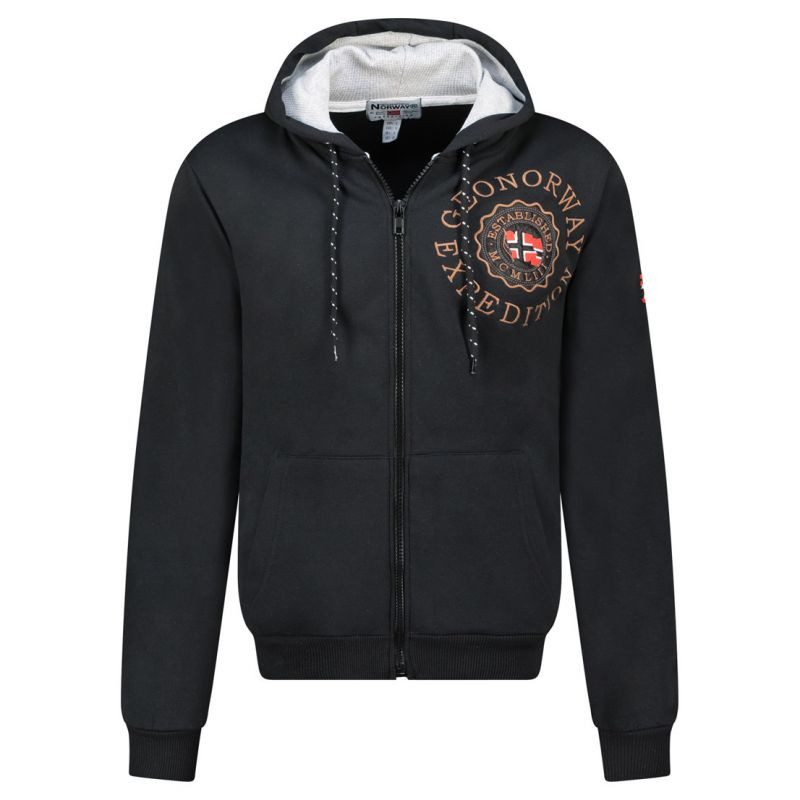 Mikina Geographical Norway Geganto DB 100 M WZ3024H/GN-Black pánské - Pánské oblečení Muži mikiny