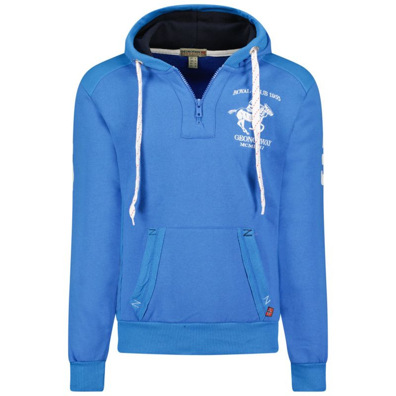 Mikina Geographical Norway Folton EO 100 M WW4783H/GNO-Royal Blue pánské