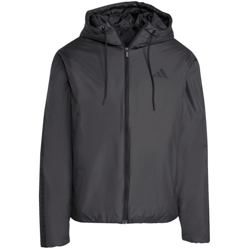 Adidas Essentials Climawarm 3 Stripes Insulated Hooded Jacket M KB8149 pánské