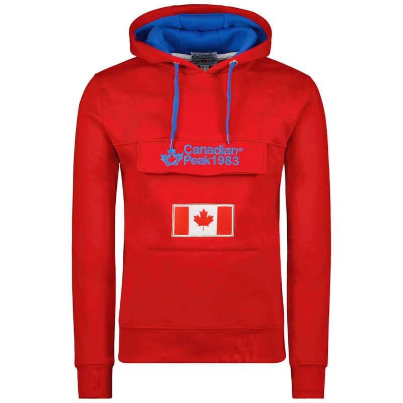 Canadian Peak GADREAK RED-BLUE RM MEN 054 mikina (RBMWW6300H/CP-ROUGE) - Pánské oblečení Muži mikiny