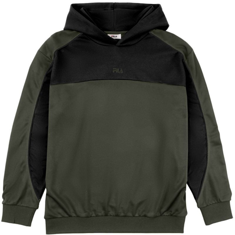 Pánská mikina Fila Rivoli olive-black FAM1121 63185 pánské