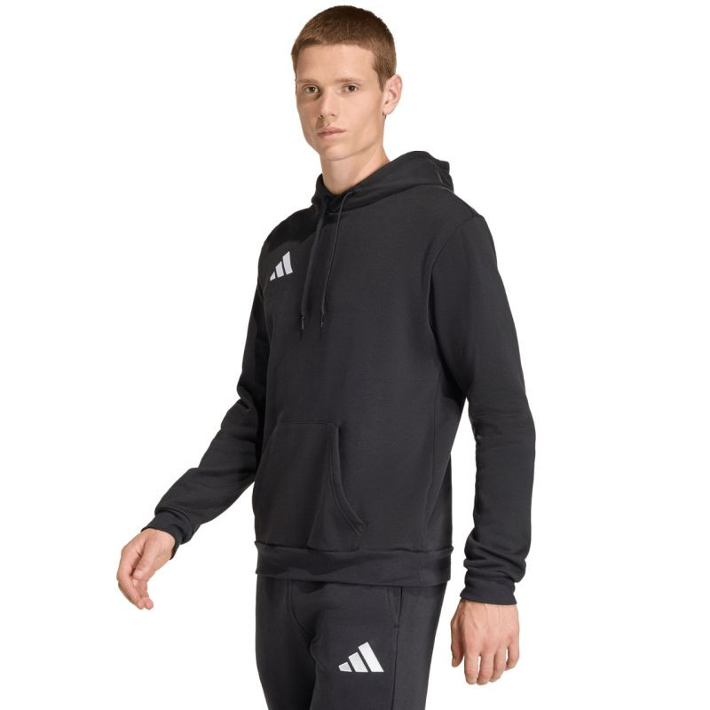Pánská mikina adidas Entrada 26 Hoody černá JZ6577 pánské - Pánské oblečení Muži mikiny