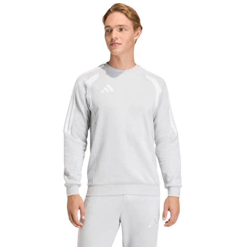 Pánská mikina adidas Tiro 26 League Sweat Crew světle šedá KF3415 pánská - Pánské oblečení Muži mikiny
