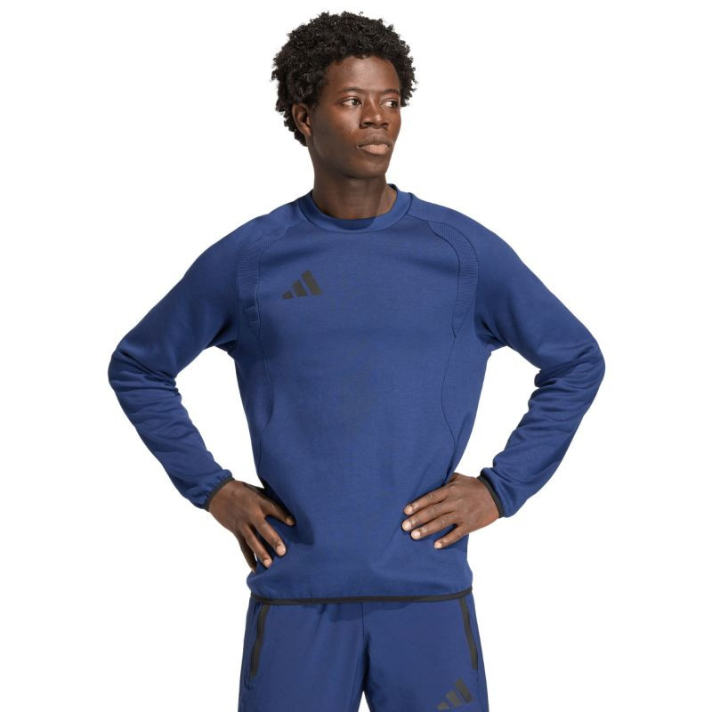 Pánská mikina adidas Tiro 26 Travel Crew navy blue KD1145 pánské barvy
