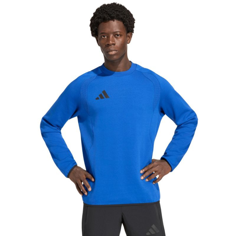 Pánská mikina adidas Tiro 26 Travel Crew modrá KD1146 pánské - Pánské oblečení Muži mikiny