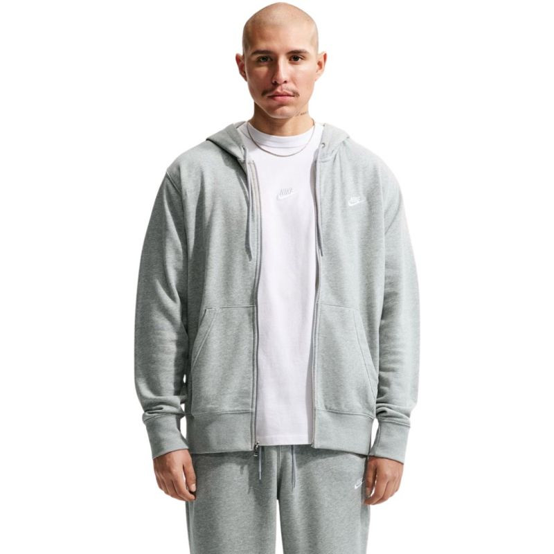 Pánská mikina Nike Club, šedá, FN3884 063, velikost XL - Pánské oblečení Muži mikiny