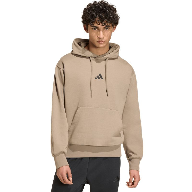 Pánská mikina adidas Essentials Feelcozy, béžová, KF2364
