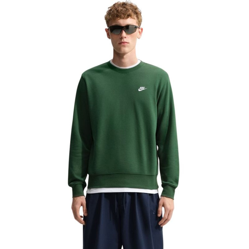Pánská mikina Nike Club FT, zelená, FN3888 323, XL