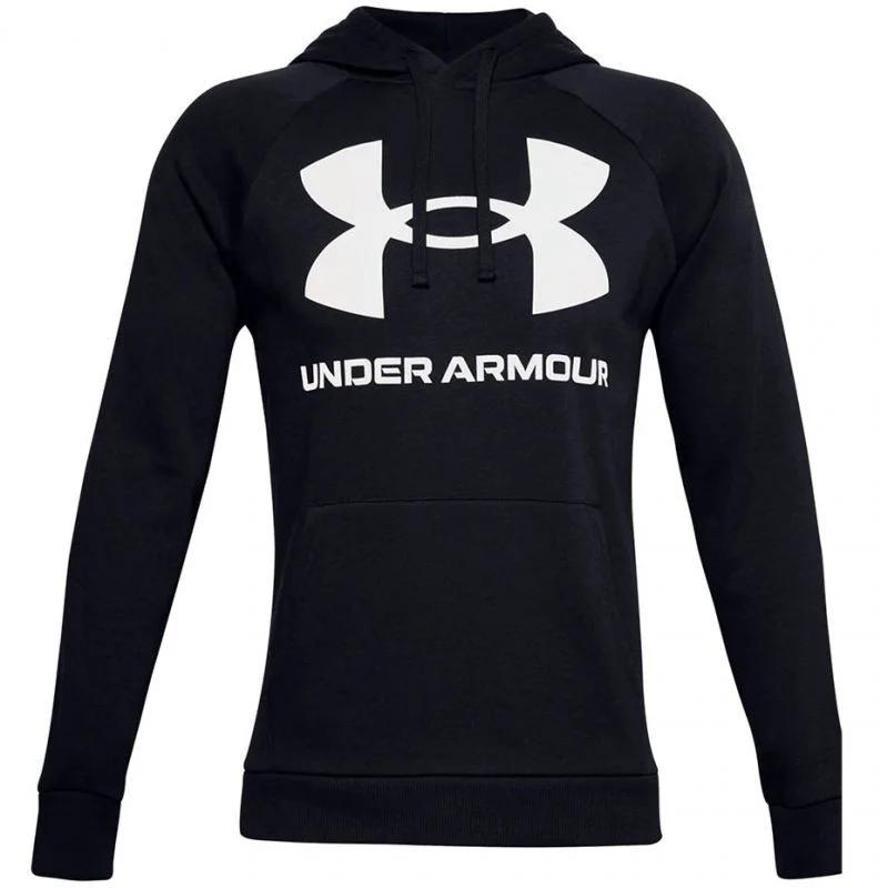Pánská mikina Rival Fleece Big Logo HD M 1357093 001 - Under Armour - Pánské oblečení Muži mikiny