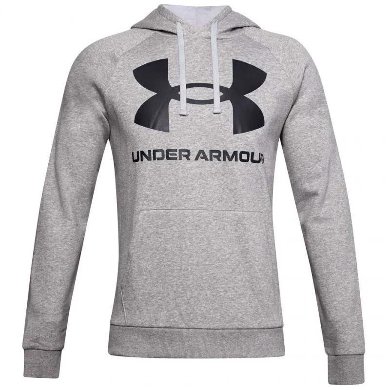Pánská mikina Rival Fleece Big Logo Hd M 1357093 011 - Under Armour - Pánské oblečení Muži mikiny