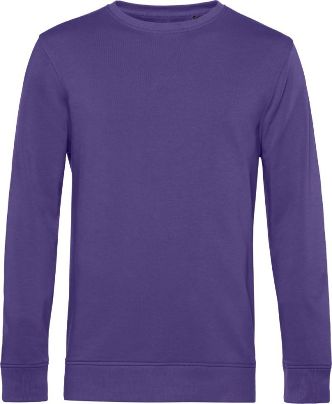 B&C Inspire Crew Neck_° Pánská mikina 01.U31B radiant purple - Pánské oblečení Muži mikiny