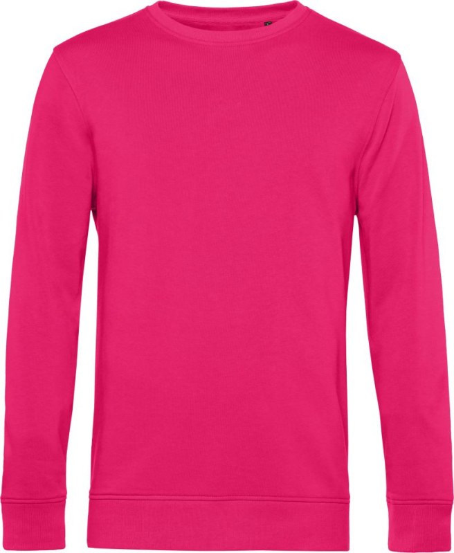 B&C Inspire Crew Neck_° Pánská mikina 01.U31B magenta pink