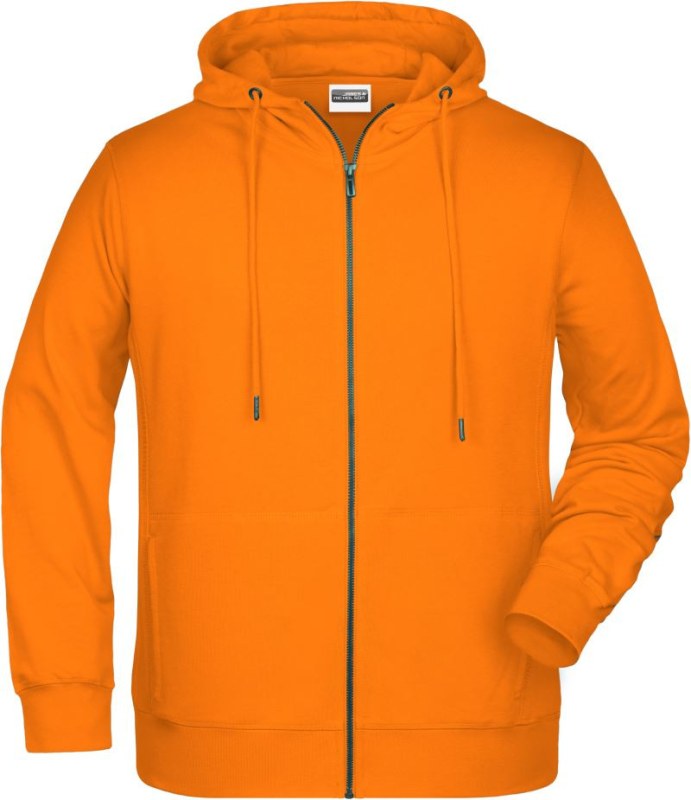 Daiber 8026 Pánská mikina s&nbsp;kapucí 02.8026 orange - Pánské oblečení Muži mikiny