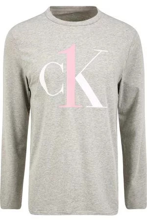 Pánské tričko NM2017E PGK šedá - Calvin Klein