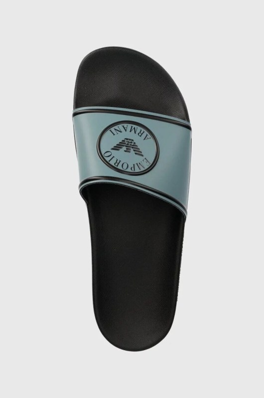 Pánské nazouváky XJPM14 XN870 S959 modré - Emporio Armani
