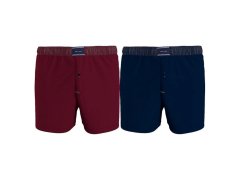 Pánské boxerky 2 pack UM0UM02188 - 0SD - Modrá, bordo - Tommy Hilfiger