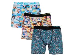 Pánské boxerky fit mix 3PACK PACMRT-PO - 69SLAM