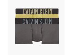 Boxerky 2 pack NB2599A 6HH šedá/khaki - Calvin Klein